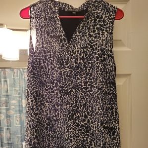 Cheetah print blouse